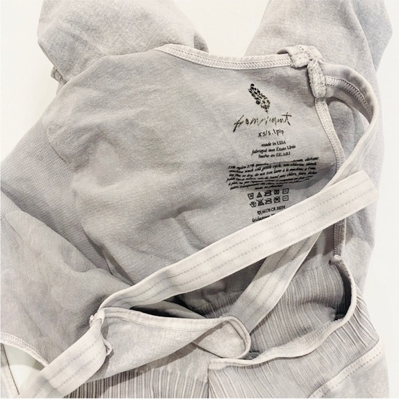 Free People good karma onesie in light grey - Picture 5 of 5